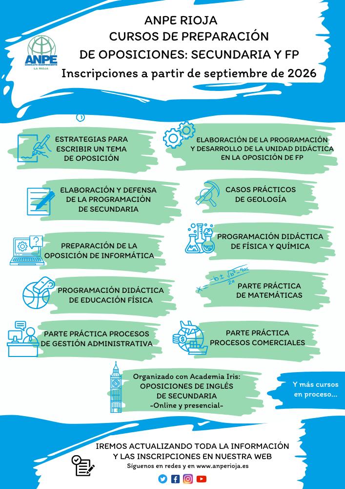 oferta-cursos-oposiciones-otoÑo-2026