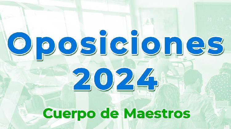 Publicada la convocatoria oficial de las oposiciones docentes 2024